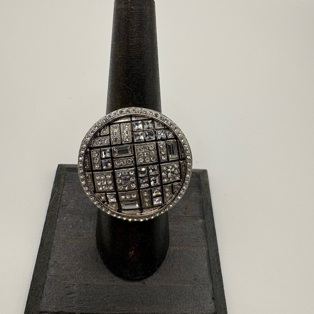 CHANEL Crystal Cocktail Ring